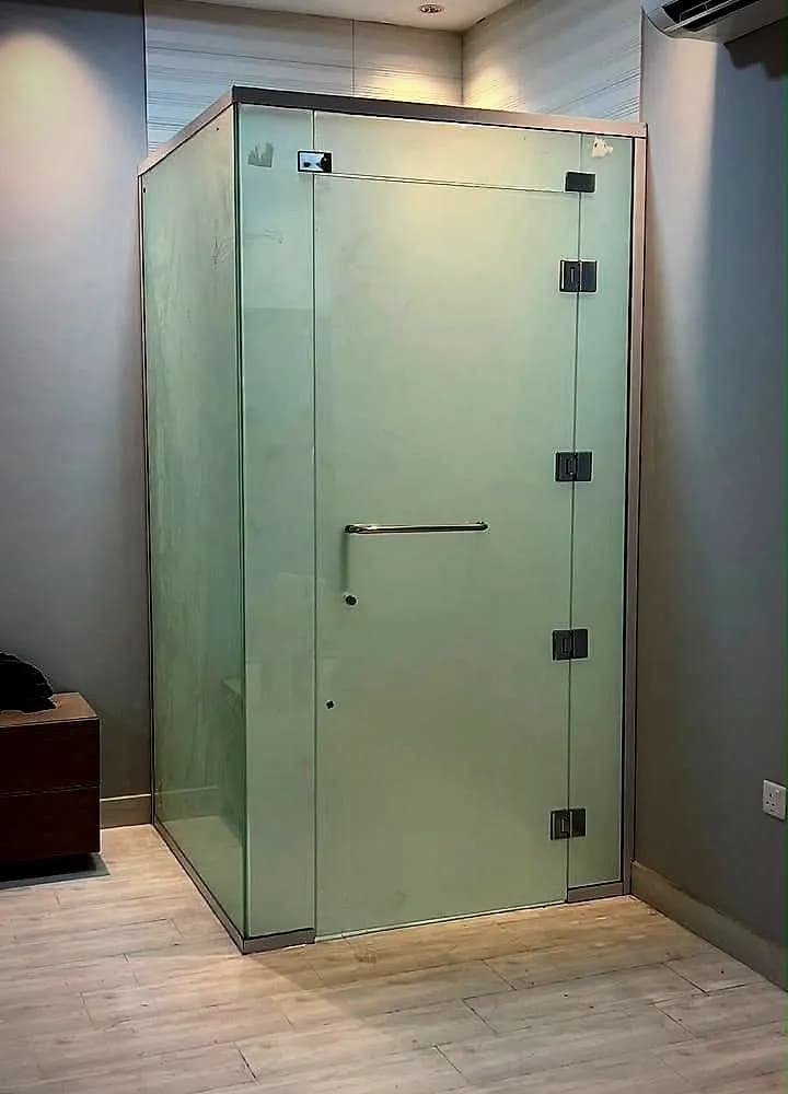 Frosted Shower Cabin